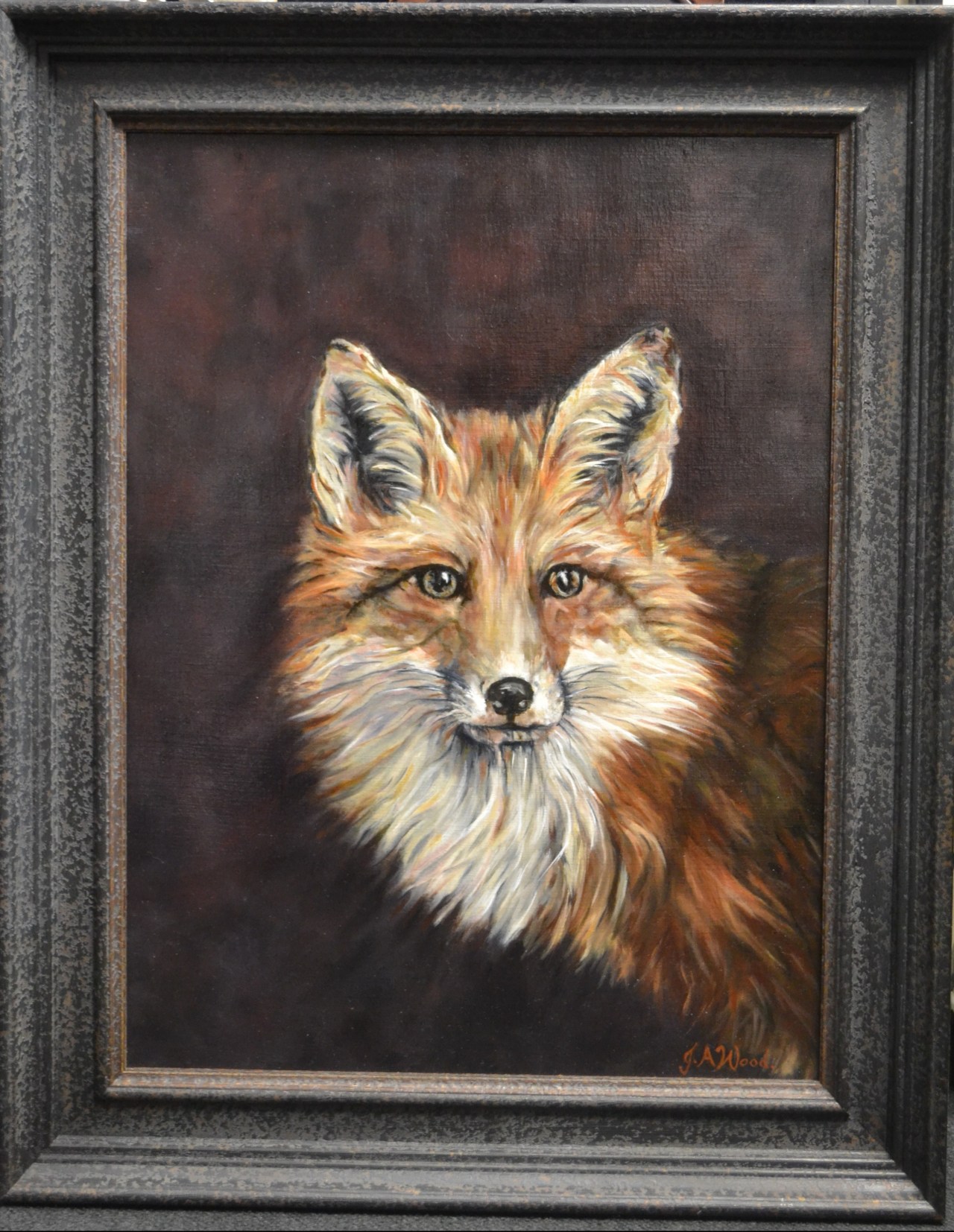 The Crafty Fox finished and framed